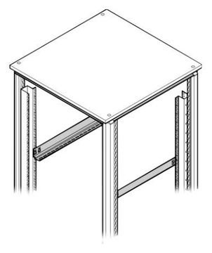 SCHROFF Gleitschienenmontagesatz - 1U - 48.3 cm (19) von LumaTech
