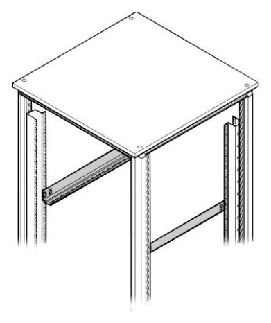 SCHROFF Gleitschienenmontagesatz - 1U - 48.3 cm (19)
