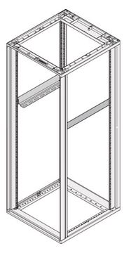 SCHROFF Gleitschienenset - 1U - 48.3 cm (19) von LumaTech
