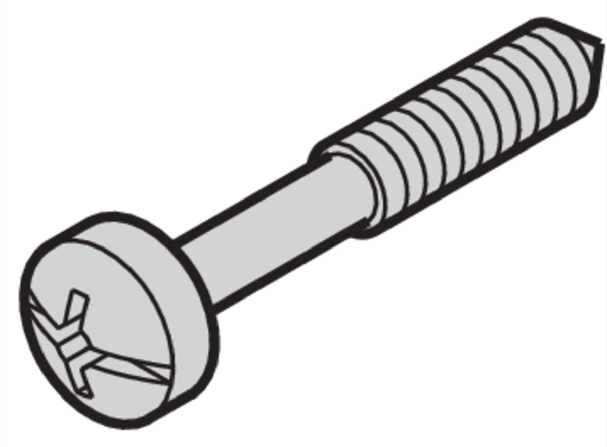 SCHROFF Halsschraube M2.5x12.3mm 100 Stk 21102-026