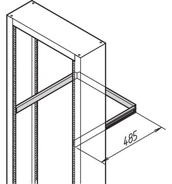 SCHROFF KABELABFANGSCHIENE 483L von LumaTech