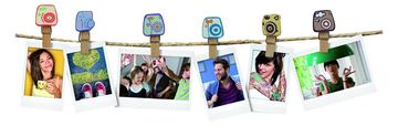 Fujifilm Instax Design Clips Camera - Fotohalterset von LumaTech
