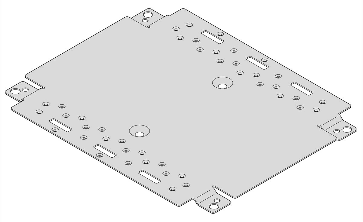 SCHROFF MONTAGEPLATTE 310B 221T
