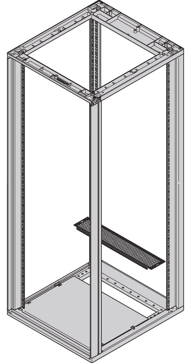 SCHROFF PLATE FOR BASE PLATE PERF.