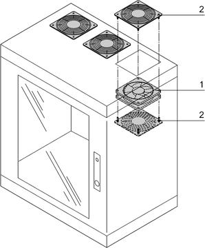 SCHROFF Rack - Lüfter Kit - Wechselstrom 230 V von LumaTech