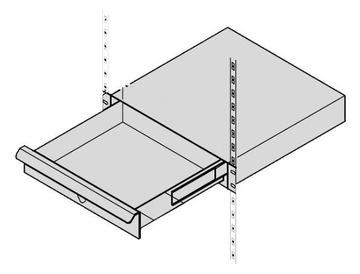 SCHROFF Rack Storage Drawer - RAL 7035 - 1U - 48.3 cm (19) von LumaTech