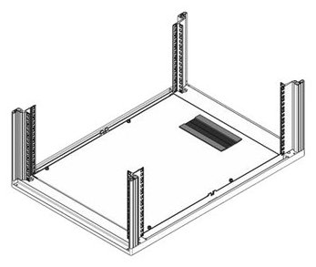 SCHROFF Rack-Bürstenleiste - Schwarz