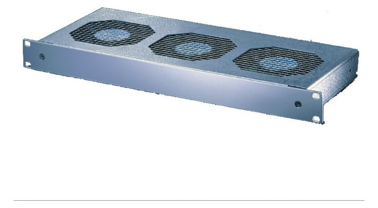 SCHROFF Rack-Lüftereinsatz - mit 3 Ventilatoren - 1U - 48.3 cm (19)