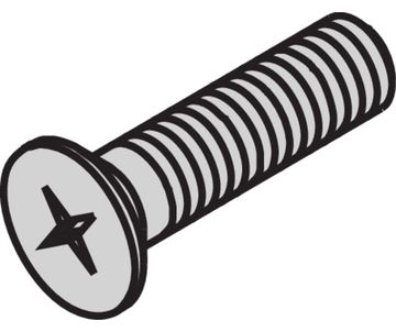 SCHROFF SCREW POS.R/CSK.M2.5X12(100PCS/KIT) von LumaTech