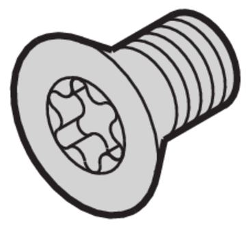 SCHROFF SCREW TORX CSK.M4X14 (100PCS) von LumaTech