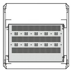 SCHROFF SHELF STAT.19 700D RAL7021 von LumaTech