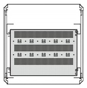 SCHROFF SHELF STAT.19 700D RAL7021