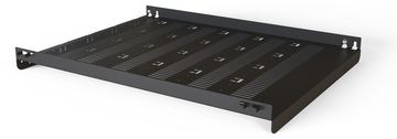 SCHROFF SHELF STAT.19 800D RAL7021 von LumaTech