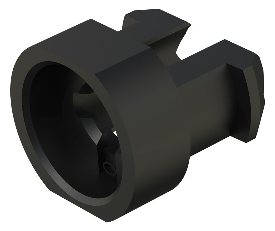 SCHROFF SLEEVE BLACK PLAS.M2.5 100PCS/KIT