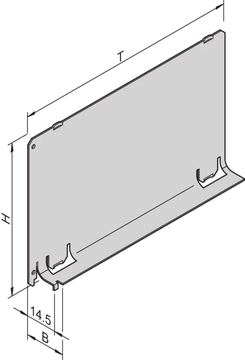 SCHROFF SLOT COVER 3U 4HP 160D - Rack-Zubehör von LumaTech