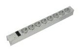 SCHROFF SOCK.STRIP 8-WAY SCHUKO WHITE von LumaTech