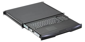 SCHROFF TASTATURSCHUBF. 1HE DE RAL9005 AUSZUG 60118-566 - Rack-Zubehör von LumaTech