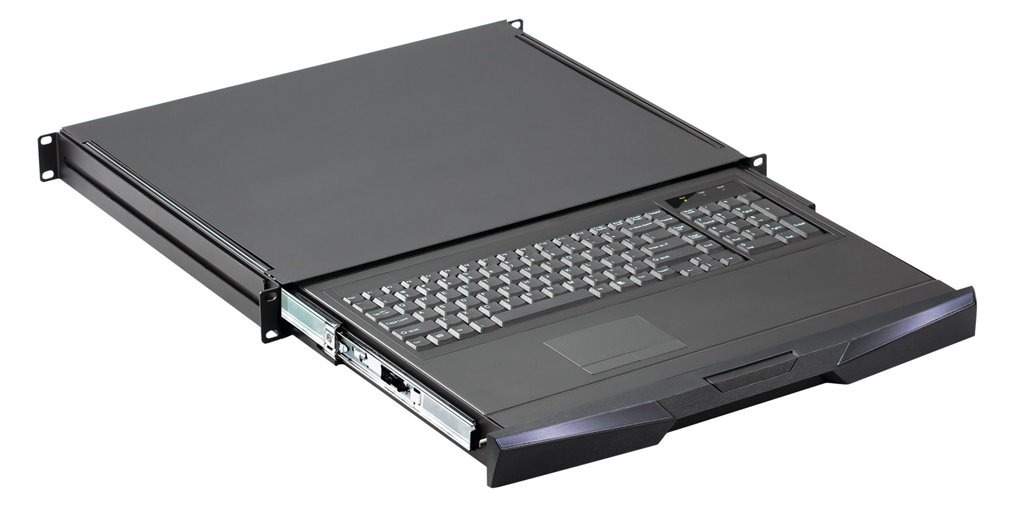 SCHROFF TASTATURSCHUBF. 1HE DE RAL9005 AUSZUG 60118-566 - Rack-Zubehör