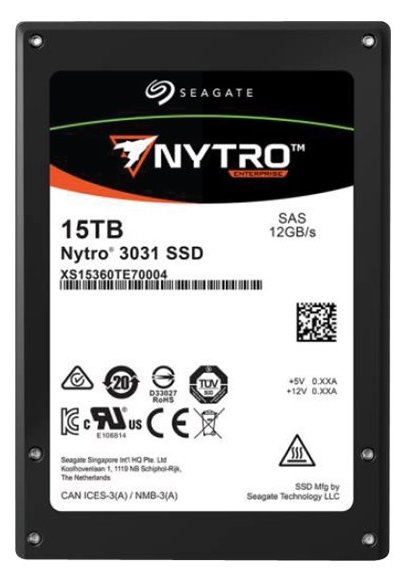 Seagate Nytro 3131 XS15360TE70014 - SSD - verschlüsselt - 15.36 TB - intern - 2.5 (6.4 cm)