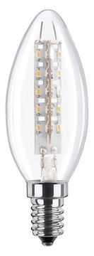 Segula LED-Lampe - Form: Kerze - klar Finish - E14 - 2.7 W (Entsprechung 15 W) von LumaTech