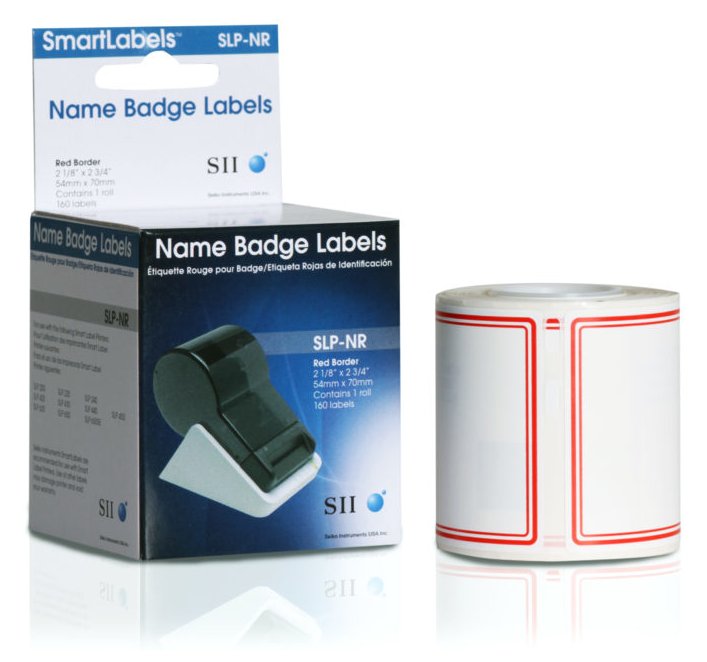 Seiko Instruments SLP-NR - Roter Rand - 54 x 70 mm 160 Etikett(en) (1 Rolle(n)