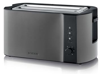 SEVERIN AT 9341 Dark Inox Langschlitztoaster von LumaTech