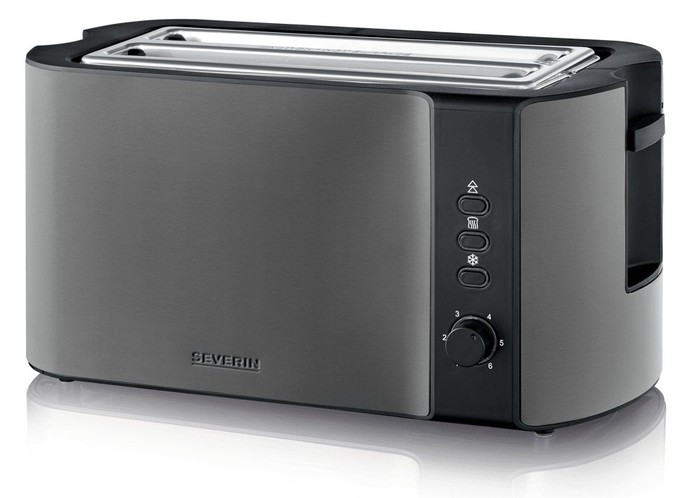 SEVERIN AT 9341 Dark Inox Langschlitztoaster