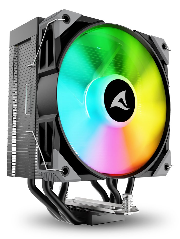 Sharkoon A40 RGB Single-Tower-Luftkühler - CPU-Kühler - 30 dB
