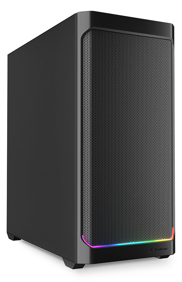 Sharkoon Gehäuse AK4 RGB ATX 1x Metall schwarz - Midi/Minitower - ATX