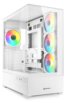 Sharkoon Gehäuse AK6 RGB ATX 1x Glas weiß - Tower - ATX von LumaTech