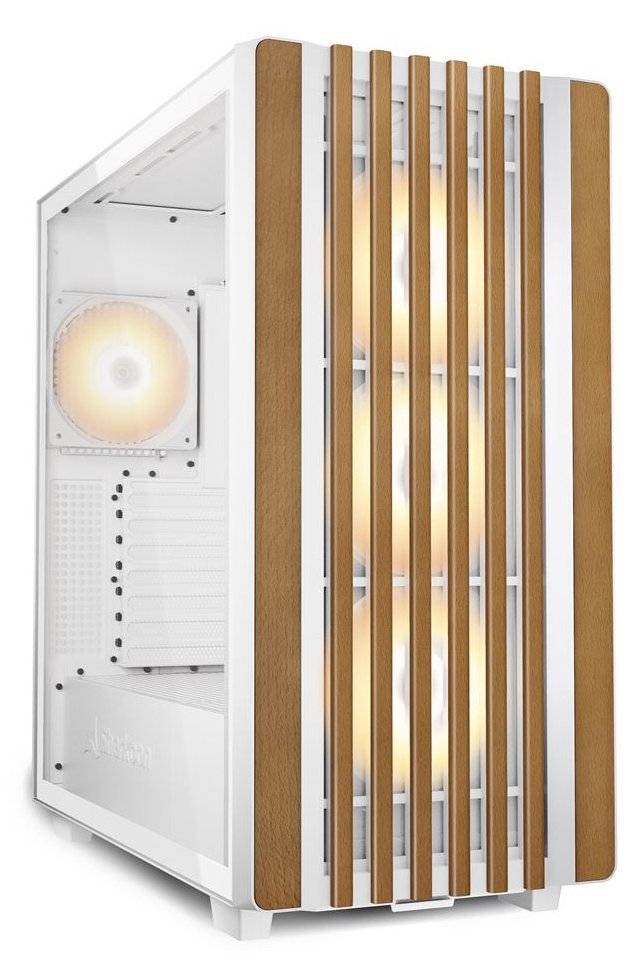 Sharkoon Gehäuse Rebel C70G RGB ATX 1x Glas weiß - Tower