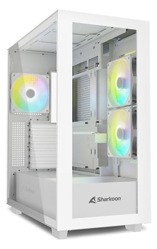 Sharkoon Rebel C60 White RGB ATX
