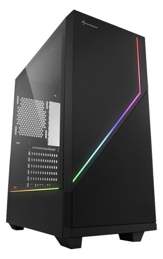 Sharkoon RGB FLOW - Tower - ATX - Seitenteil mit Fenster (gehärtetes Glas)