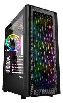 Sharkoon RGB Wave - Tower - ATX - Seitenteil mit Fenster (gehärtetes Glas) von LumaTech