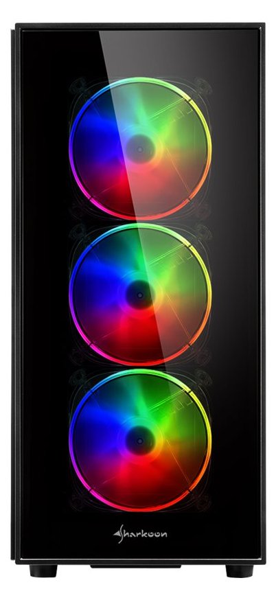 Sharkoon TG5 PRO RGB - Tower - ATX - Seitenteil mit Fenster (gehärtetes Glas)
