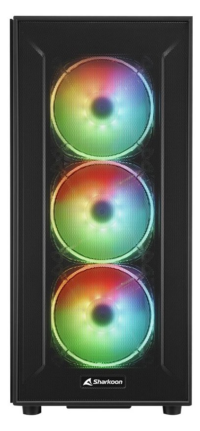 Sharkoon TG6M RGB - Tower - ATX - Seitenteil mit Fenster (gehärtetes Glas)