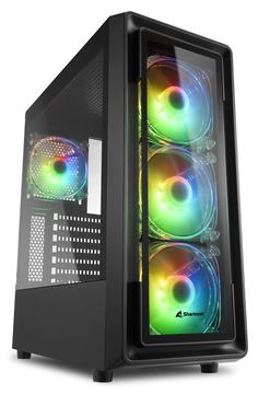 Sharkoon TK4 RGB - Midi/Minitower ATX 3,5 - Lüfter - USB 2.0, USB 3.0 von LumaTech