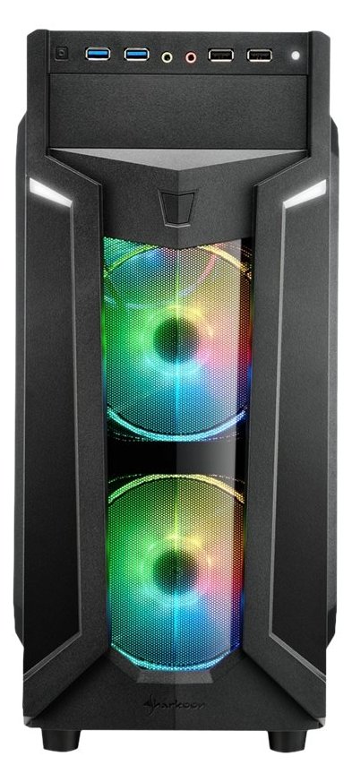 Sharkoon VG6-W RGB - Tower - ATX - Seitenteil mit Fenster (Acryl)
