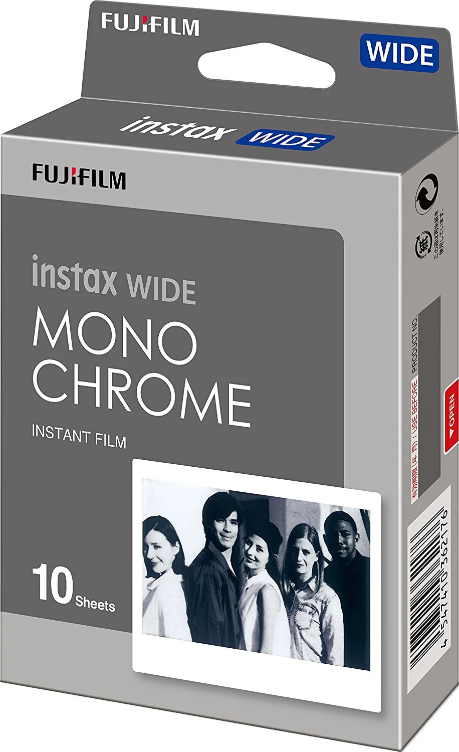 Fujifilm Instax Wide Monochrome WW 1 - Schwarz-/Weiß-Sofortfilm, Ansicht 4