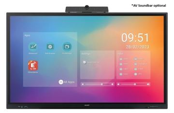 Sharp PN-LC862 - Digital Signage Flachbildschirm - 2,18 m (86) - LCD - 3840 x 2160 Pixel - WLAN - 16/7 von LumaTech