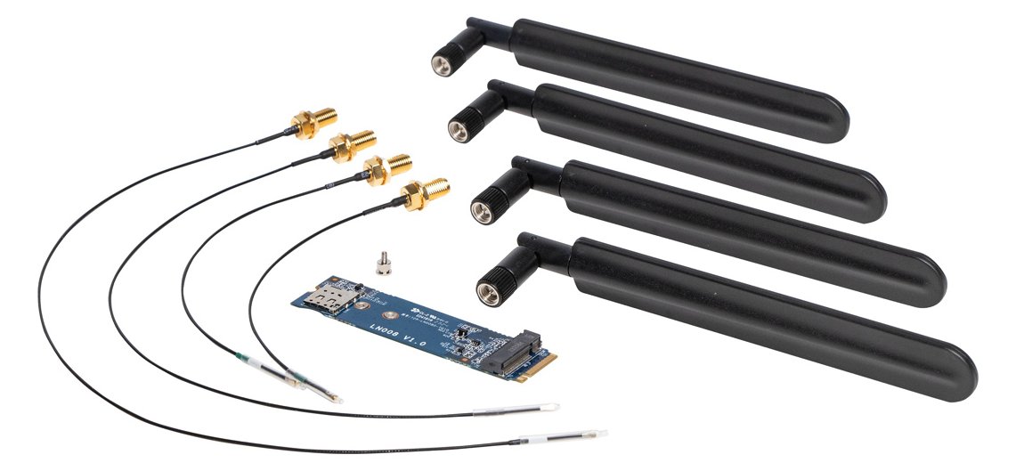 Shuttle WWN04 LTE (4G/5G) M.2 2280 Erweiterungkit inkl. Antennen für DS50U series and All In One PC X50V9 series