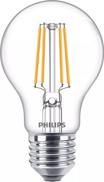 Signify Philips - Glühbirne mit LED-Filament - Form: A60 - klar Finish - E27 - 4.3 W (Entsprechung 40 W) von LumaTech