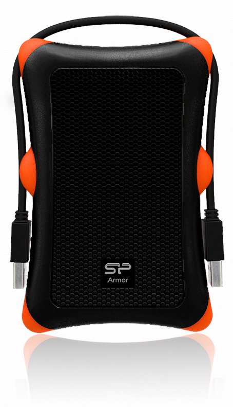 Silicon Power Armor A30 - Festplatte - 2 TB - extern (tragbar) - Schwarz