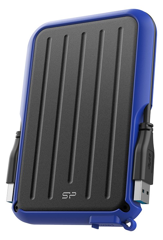 Silicon Power Armor A66 - Festplatte - 1 TB - extern (tragbar) - Blau