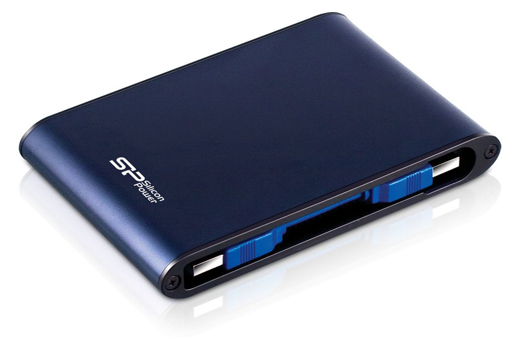 Silicon Power Armor A80 - Festplatte - 2 TB - extern (tragbar) - Blau