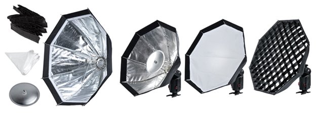 Godox  AD-S7 - Set - 48 cm - Schwarz - Silber - Weiß - 280 g - Wistro AD180/AD360