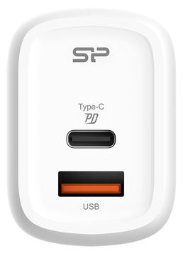 Silicon Power QM25 - Netzteil - 30 Watt - 3 A - PD, QC 3.0 - 2 Ausgabeanschlussstellen (24 pin USB-C, USB) von LumaTech