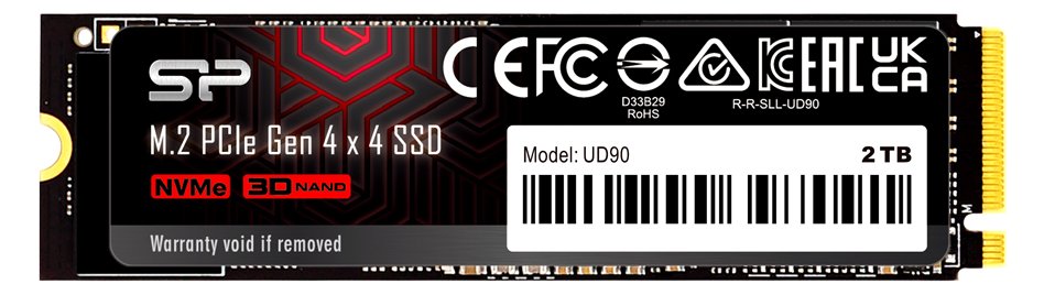 Silicon Power UD90 - SSD - 2 TB - intern - M.2 2280 - PCIe 4.0 x4 (NVMe)