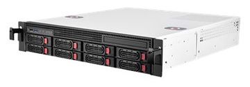 SilverStone RM21-308 - Rack-Montage 2U - micro ATX - SATA/SAS - Hot-Swap - keine Spannungsversorgung (ATX / PS/2) von LumaTech