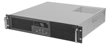 SilverStone RM23-502-MINI - Rack-Montage - 2U - micro ATX - keine Spannungsversorgung (ATX / PS/2) von LumaTech